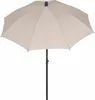 SIENA GARDEN City Mittelstockschirm anthrazit/natur Ø 180cm Produktbild-Vorschau 1