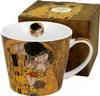 DUO ART GALLERY Becher 610 ml THE KISS New Bone China Produktbild-Vorschau 1