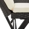 vidaXL Gartenbank mit Auflagen 176 cm Schwarz Poly Rattan - Produktbild-Vorschau 10