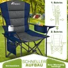 TRESKO® Campingstuhl Faltbar bis 200kg | Faltstuhl mit Produktbild-Vorschau 3