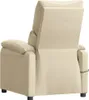 masážne kreslo vidaXL Cream Fabric Náhľad obrázku produktu 5