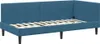 vidaXL Eckbettgestell mit Kopfteil Blau 100 cm x 200 cm Produktbild-Vorschau 4