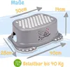 Babykajo Kinder Tritthocker – stabiler Plastik Trittschemel Produktbild-Vorschau 4