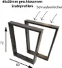 2 X Tischgestell 60x72 cm Handgemachte Beine Tischbeine Produktbild-Vorschau 1