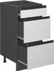 Küchenunterschrank Vicco R-Line Weiß 40 cm  J-Shape mit Produktbild-Vorschau 5