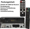 Zehnder HX 2200 Sat Receiver + Senioren Fernbedienung, mit Produktbild-Vorschau 6