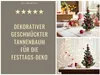 LS-LebenStil Deko Weihnachtsbaum 60cm Grün Rot geschmückt Produktbild-Vorschau 9