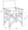 vidaXL Regiestühle 2 Stk. Massivholz Akazie Produktbild-Vorschau 7