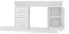 ADA WHITE Bureau 125 cm 4 Tiroirs Armoire Etagères Bureau Voir les images du produit 5