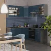 Kuchynské skrinky Vicco Fame-Line Tmavo modrá vysoký Náhľad obrázku produktu 4