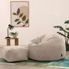 Icon Kingston Sitzsack, Cord, Beige, klassischer Produktbild-Vorschau 3