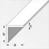 alfer Winkel 2 m, 20 x 20 mm PVC (Kunststoff) glatt weiss Produktbild-Vorschau 2