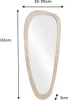 riess-ambiente Massiver Wandspiegel ORGANIC 120cm braun Produktbild-Vorschau 2