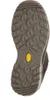 The sole of a shoe is shown against a white background. Voir les images du produit