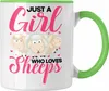 Trendation - Just A Girl Who Loves Sheeps Tasse Geschenk Produktbild-Vorschau 1