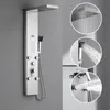 Auralum Duschpaneel-System Edelstahl Duschpaneel mit 4 Produktbild-Vorschau 1