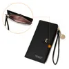 Elegantes Damen Portemonnaie in schwarzer Lederoptik – Produktbild-Vorschau 5