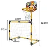 WOOPIE Set di porte da basket 2 in 1 + palloni e pompa Anteprima dell’immagine prodotto 8