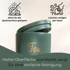 Teebox Stahl mit Deckel als Vorratsdose Ø 11 x 15 cm Produktbild-Vorschau 4