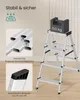 SONGMICS Leiter, Trittleiter, Aluleiter mit 4 rutschfesten Produktbild-Vorschau 11
