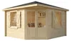 Alpholz 5-Eck Gartenhaus Monica Royal aus Massiv-holz, Produktbild-Vorschau 9