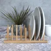 Vynikající držák na talíře Houseware, bambus, 34x12 cm, Náhled obrázku produktu 9