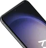 A close-up view of the top corner of a smartphone screen with a protective film applied. Produktbild-Vorschau