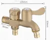 1/2" Messing-Doppelhahn - Doppelauslauf-Gartenhahn Produktbild-Vorschau 1