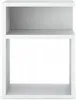 Weißer Nachttisch "SUSAN 102" Moderner Nachttisch 30 x 32 Produktbild-Vorschau 2