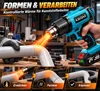 Akku Heißluftpistole 21V 2000W mit 2×4,0Ah Akku, Produktbild-Vorschau 6