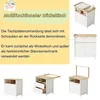 Commode à langer Merax, table à langer multifonctionnelle Voir les images du produit 6