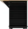 Sweiko Ilot de cuisine, cloisons amovibles, armoire de Voir les images du produit 15