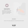 Marketing graphic explaining the round nipple shape of a pacifier. Produktbild-Vorschau