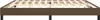 vidaXL Box spring bed frame dark brown 200x200 cm fabric Náhled obrázku produktu 5