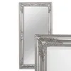Eleganter Barock Spiegel BESSA 100x50cm silber-antik Produktbild-Vorschau 5
