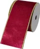 Clayre & Eef Ruban décoratif 63 mm x 5 m Rose synthétique Voir les images du produit 1