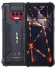 A black CUBOT KingKong 8 smartphone is shown from the front and back against a black background. The screen displays a geometric pattern with orange lines. Náhled obrázku produktu