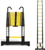 Faziango Aluminium Teleskopleiter 3,8M schwarz, Leiter Produktbild-Vorschau 1