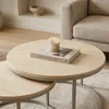TOURS Couchtischset 2er Set rund, Cappuccino - Produktbild-Vorschau 2