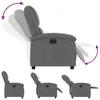 vidaXL Fauteuil relax électrique gris foncé Tissu Voir les images du produit 6