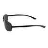 Sportliche Metall Sonnenbrille Herren Edelstahl Halbrahmen Produktbild-Vorschau 4