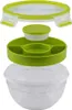 emsa Salatbox CLIP & GO 1,0 Liter transparent / grün Produktbild-Vorschau 22