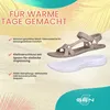 Skechers On the GO 600 Brilliancy - Sandali Donna Beige Anteprima dell’immagine prodotto 7