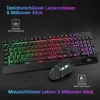 Maus und Tastatur, RGB Hintergrundbeleuchtung QWERTZ Produktbild-Vorschau 5