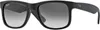 Ray-Ban 0RB4165 601/8G Justin Classic noir / gris Voir les images du produit 2