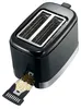 Toster na 2 kromki, 800 W, czarny/stal nierdzewna, Podgląd zdjęcia produktu 3