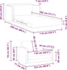 vidaXL Rozkladacia pohovka tmavosivá 124 x 71 x 78 cm zamat Náhľad obrázku produktu 8