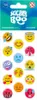 Aufkleber 6x18 cm Emoticons STICKERBOO 534614 Produktbild-Vorschau 2