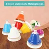 Bell, Buntes 8-Ton Glockenspiel Set, Metall Tischglocken Produktbild-Vorschau 3