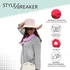 styleBREAKER Damen Jersey Loop Schlauchschal in Crash-Optik Produktbild-Vorschau 3